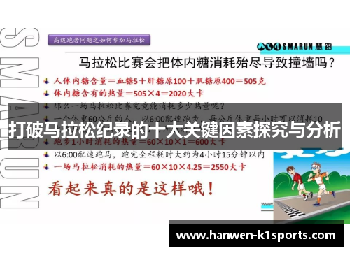 打破马拉松纪录的十大关键因素探究与分析